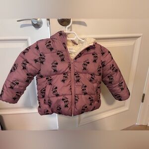 Gap Minnie Mouse Pink Winter Coat